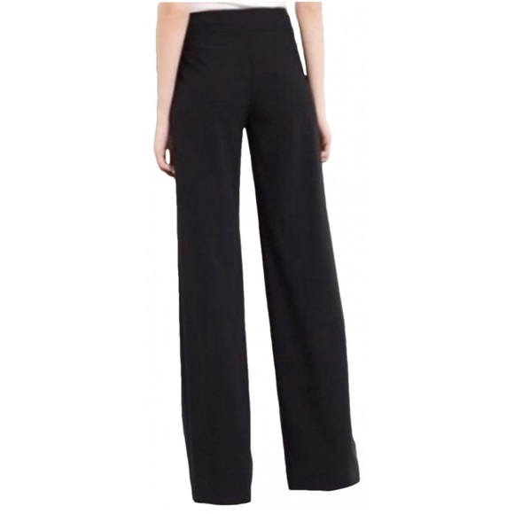 Armani Collezioni Pants - Giorgio Armani Collezioni black wide leg high rise waisted dress pants slacks